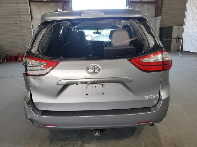 5TDYK3DC8FS681100 - 2015 TOYOTA SIENNA XLE SILVER photo 6