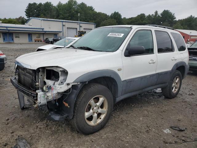 4F2YZ02Z36KM23298 - 2006 MAZDA TRIBUTE I WHITE photo 1