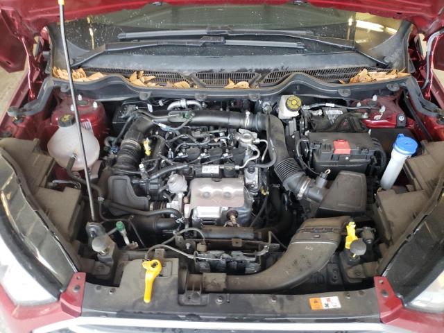 MAJ3S2GE2MC437576 - 2021 FORD ECOSPORT SE BURGUNDY photo 11