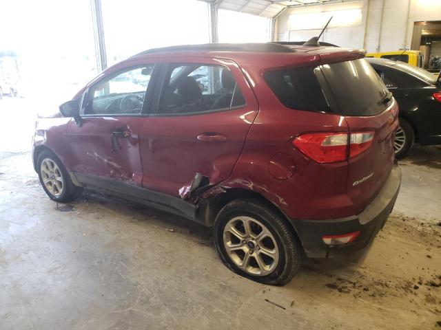 MAJ3S2GE2MC437576 - 2021 FORD ECOSPORT SE BURGUNDY photo 2