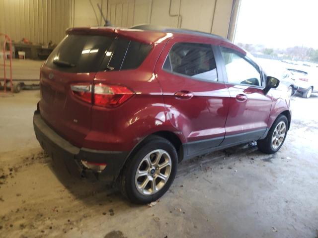 MAJ3S2GE2MC437576 - 2021 FORD ECOSPORT SE BURGUNDY photo 3