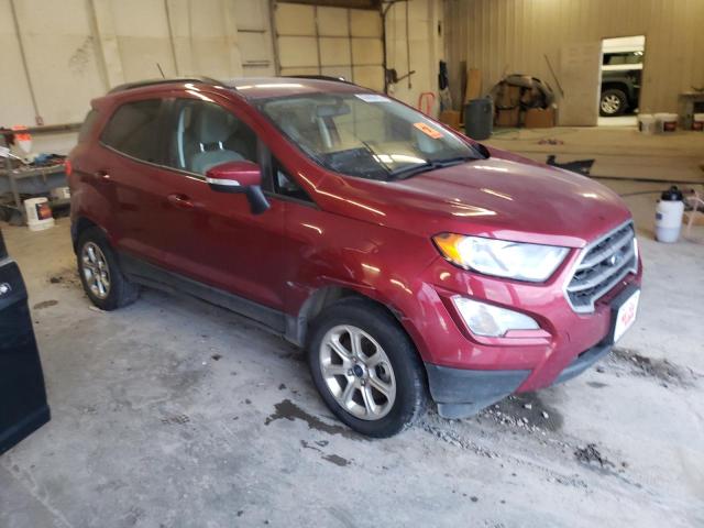 MAJ3S2GE2MC437576 - 2021 FORD ECOSPORT SE BURGUNDY photo 4