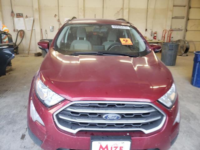 MAJ3S2GE2MC437576 - 2021 FORD ECOSPORT SE BURGUNDY photo 5