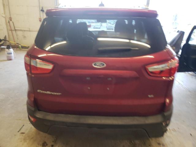 MAJ3S2GE2MC437576 - 2021 FORD ECOSPORT SE BURGUNDY photo 6