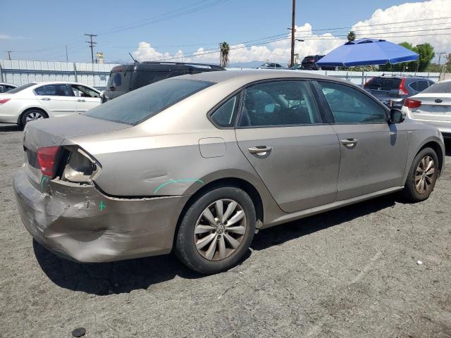 1VWAT7A30FC046395 - 2015 VOLKSWAGEN PASSAT S SILVER photo 3