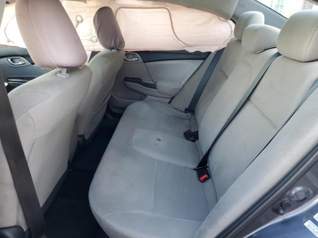 19XFB2F59DE081080 - 2013 HONDA CIVIC LX GRAY photo 10
