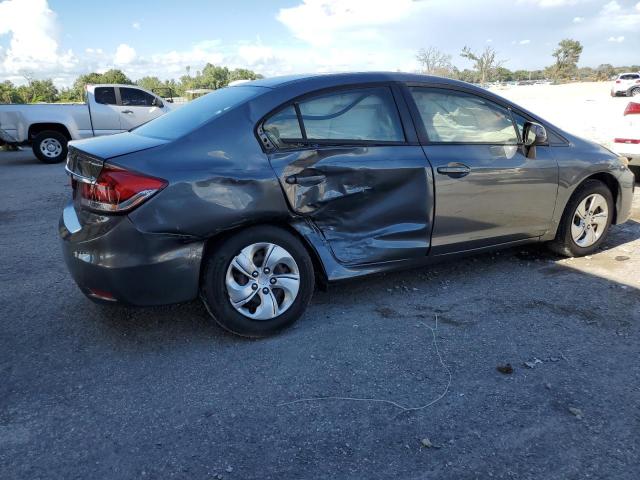 19XFB2F59DE081080 - 2013 HONDA CIVIC LX GRAY photo 3