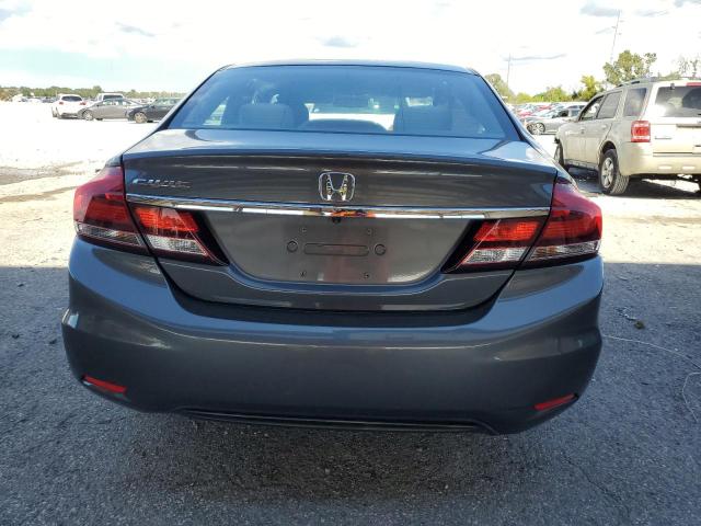 19XFB2F59DE081080 - 2013 HONDA CIVIC LX GRAY photo 6