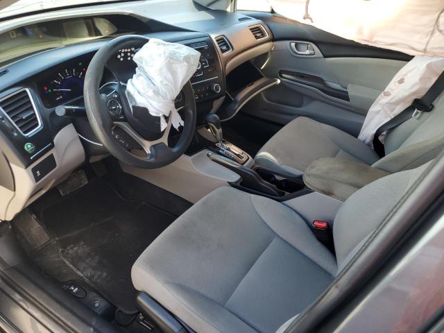 19XFB2F59DE081080 - 2013 HONDA CIVIC LX GRAY photo 8