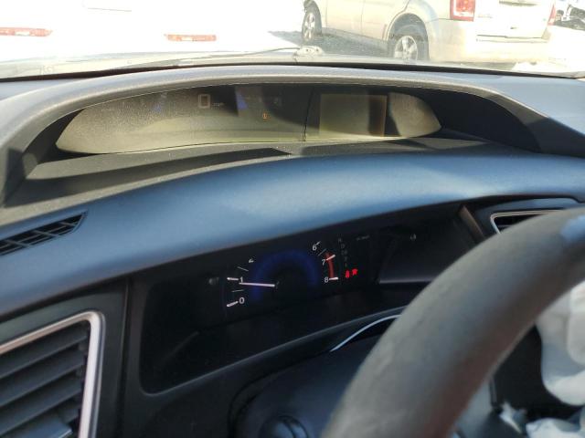 19XFB2F59DE081080 - 2013 HONDA CIVIC LX GRAY photo 9