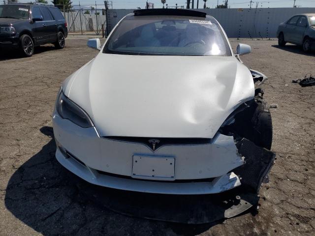 5YJSA1E17HF204837 - 2017 TESLA MODEL S WHITE photo 5
