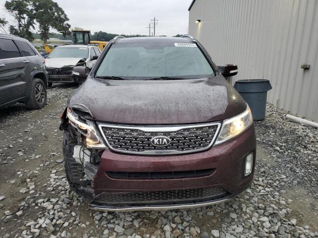 5XYKW4A70EG465101 - 2014 KIA SORENTO SX MAROON photo 5