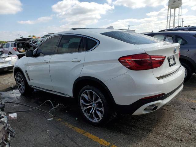 5UXKU2C55G0N83142 - 2016 BMW X6 XDRIVE35I WHITE photo 2
