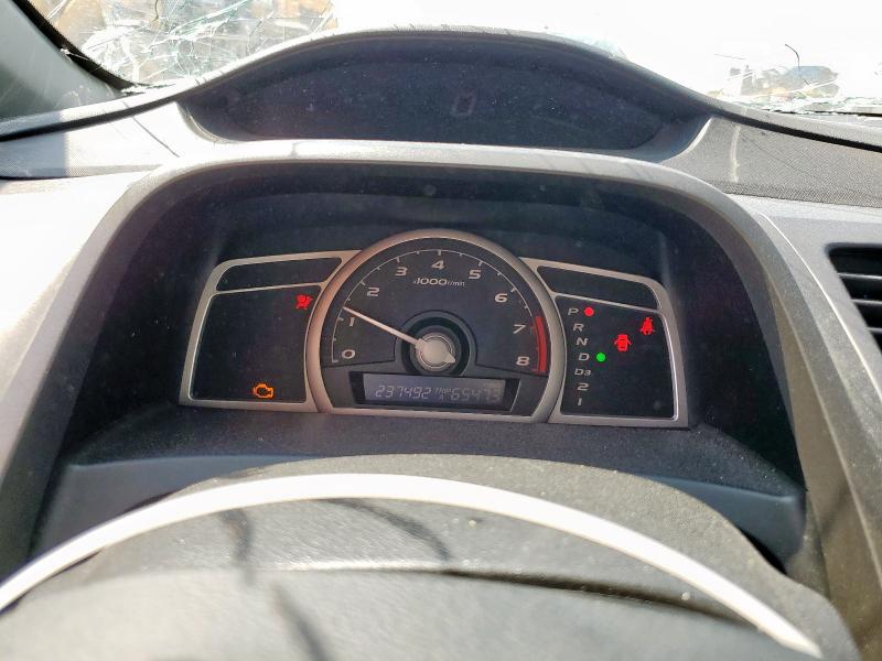 2HGFG12856H544191 - 2006 HONDA CIVIC EX SILVER photo 9