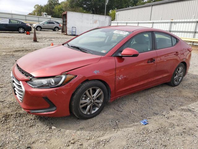 5NPD84LF4HH039576 - 2017 HYUNDAI ELANTRA SE RED photo 1