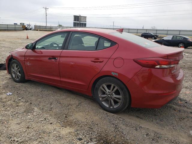 5NPD84LF4HH039576 - 2017 HYUNDAI ELANTRA SE RED photo 2