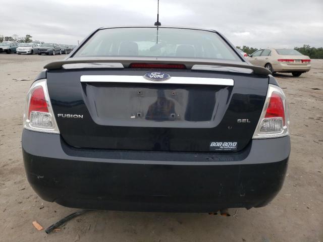 3FAHP08Z19R143253 - 2009 FORD FUSION SEL BLACK photo 6