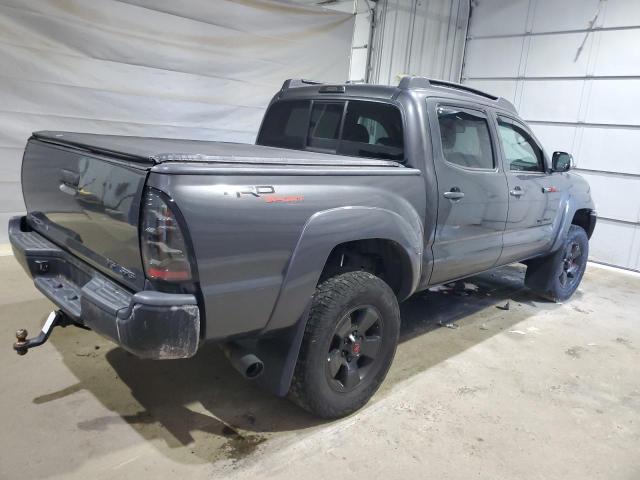 3TMLU4EN7AM055458 - 2010 TOYOTA TACOMA DOUBLE CAB Сірий фото 3