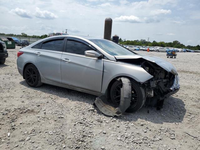 5NPEC4ACXBH200208 - 2011 HYUNDAI SONATA SE BLUE photo 4