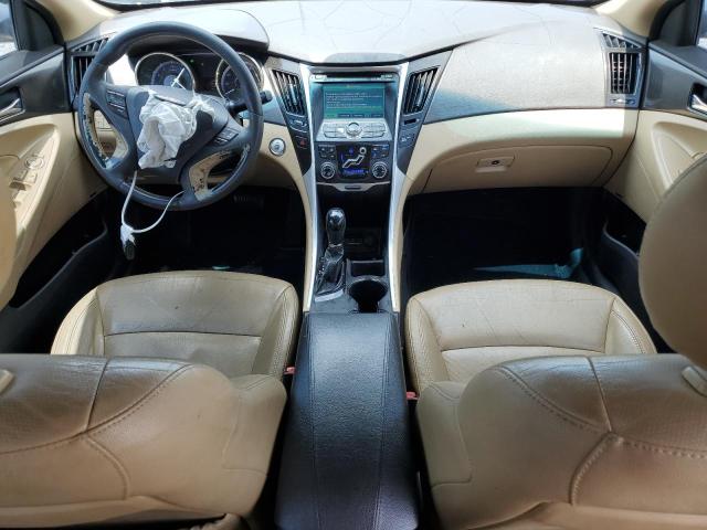 5NPEC4ACXBH200208 - 2011 HYUNDAI SONATA SE BLUE photo 8