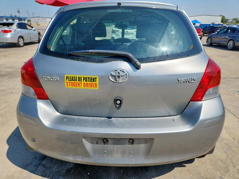 JTDKT903895235874 - 2009 TOYOTA YARIS SILVER photo 6