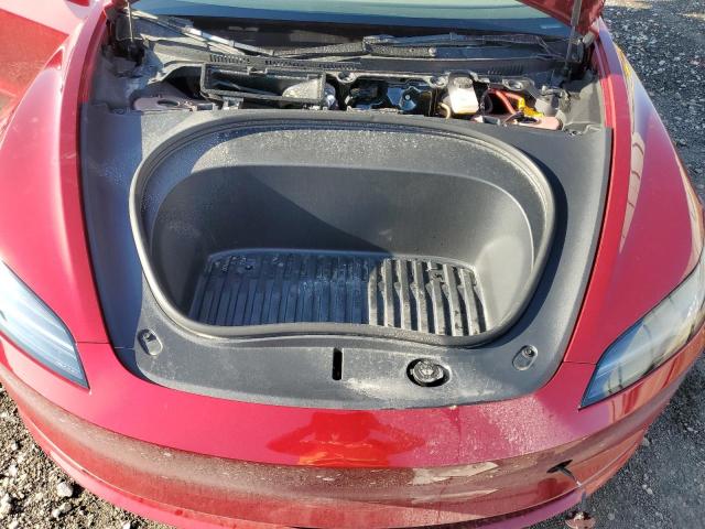 5YJ3E1EA3SF939525 - 2025 TESLA MODEL 3 RED photo 11