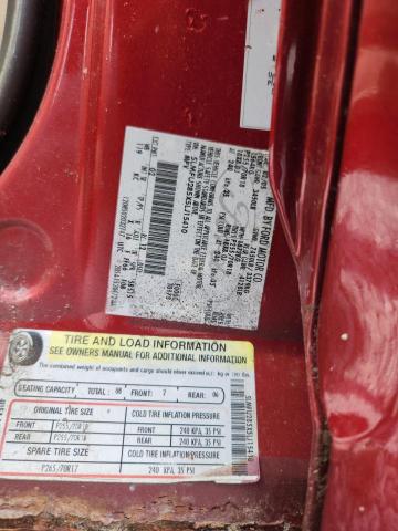 5LMFU285X5LJ15410 - 2005 LINCOLN NAVIGATOR 红色 照片 13