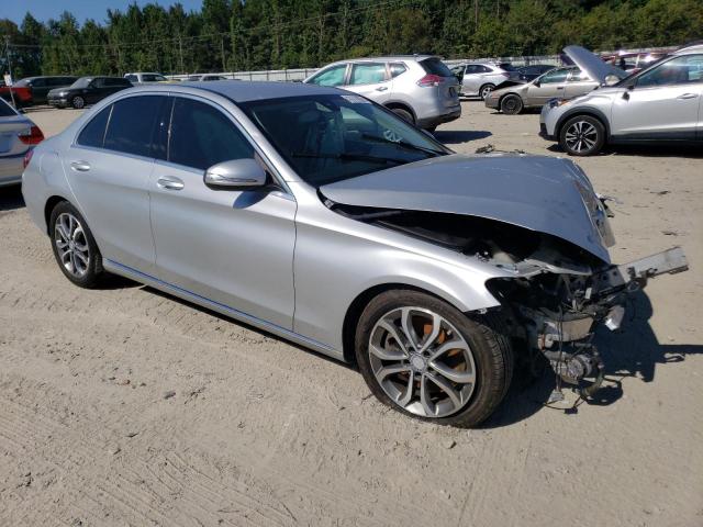 55SWF4JBXFU092100 - 2015 MERCEDES-BENZ C 300 SILVER photo 4