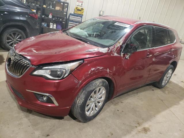 LRBFXDSA3HD202949 - 2017 BUICK ENVISION ESSENCE RED photo 1