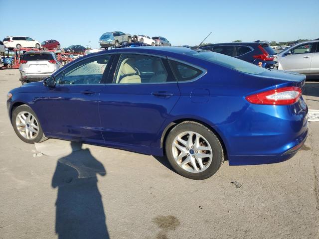 3FA6P0HD5GR175647 - 2016 FORD FUSION SE BLUE photo 2