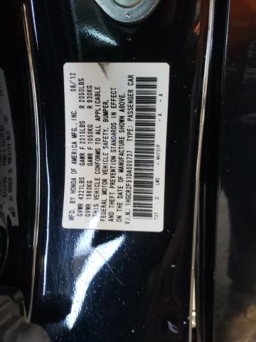 1HGCR2F51DA000737 - 2013 HONDA ACCORD SPORT შავი ფოტო 12