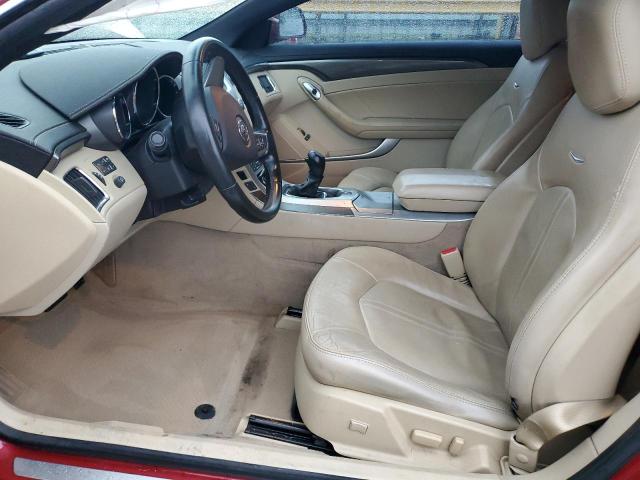 1G6DK1E3XC0110288 - 2012 CADILLAC CTS PERFORMANCE COLLECTION Rot Foto 7