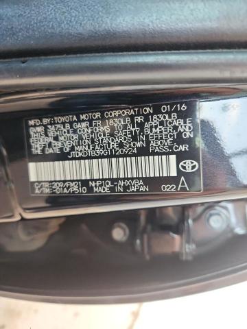 JTDKDTB39G1120924 - 2016 TOYOTA PRIUS C 黑色 照片 13