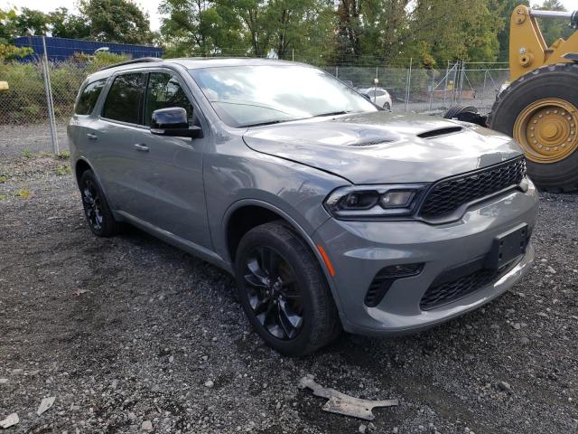 1C4RDJDG8MC837608 - 2021 DODGE DURANGO GT GRAY photo 4