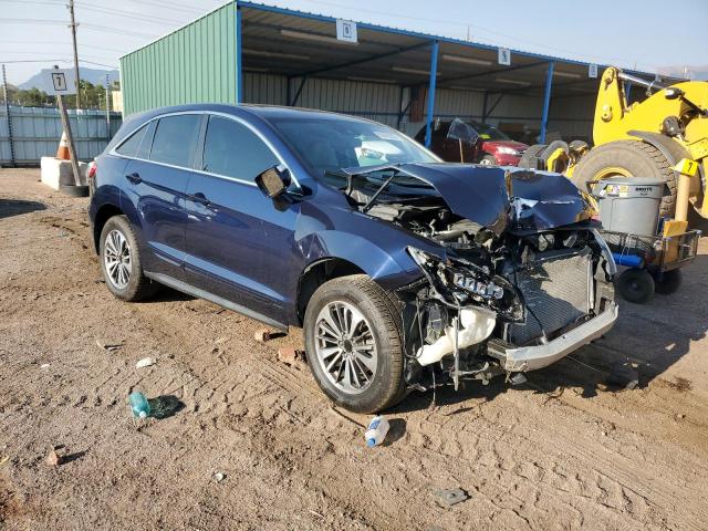 5J8TB4H70HL027517 - 2017 ACURA RDX ADVANCE BLUE photo 4