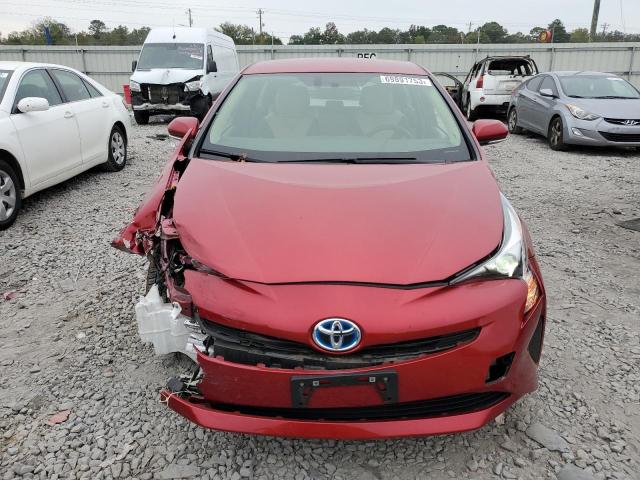 JTDKARFU4G3519310 - 2016 TOYOTA PRIUS RED photo 5