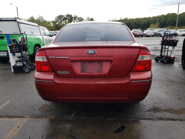 1FAHP23125G166992 - 2005 FORD FIVE HUNDR SE RED photo 6