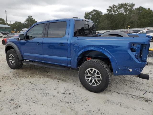 1FTFW1RGXNFC30096 - 2022 FORD F150 RAPTOR BLUE photo 2