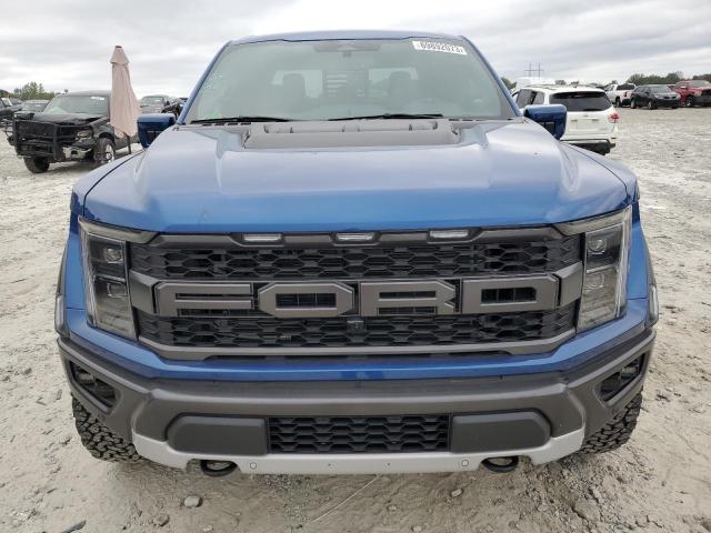 1FTFW1RGXNFC30096 - 2022 FORD F150 RAPTOR BLUE photo 5