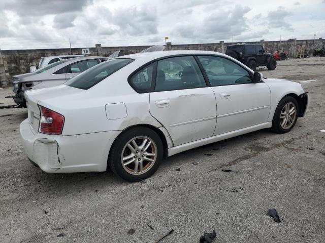 4S3BL616557206449 - 2005 SUBARU LEGACY 2.5I WHITE photo 3