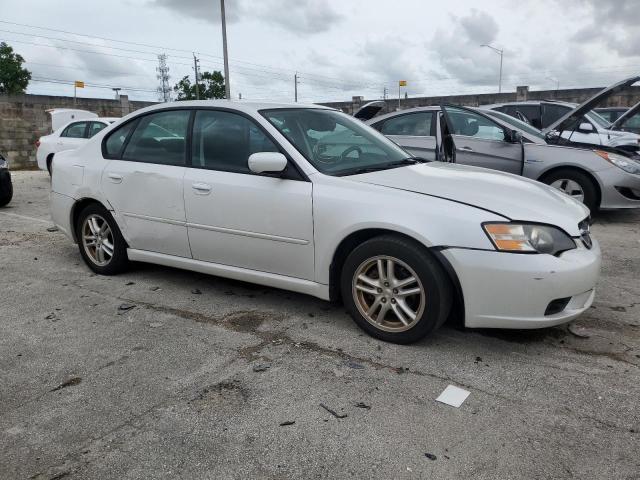 4S3BL616557206449 - 2005 SUBARU LEGACY 2.5I WHITE photo 4