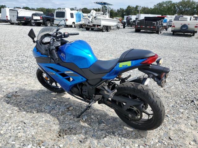 JKAEX8A13HDA30764 - 2017 KAWASAKI EX300 A BLUE photo 3