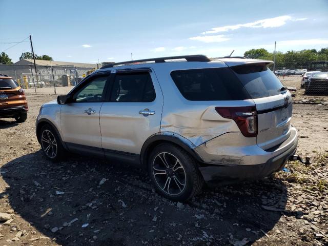 1FM5K8GTXEGA40630 - 2014 FORD EXPLORER SPORT SILVER photo 2