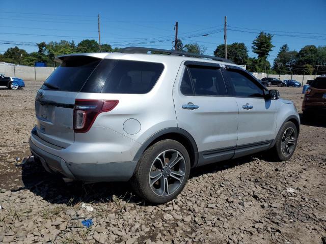 1FM5K8GTXEGA40630 - 2014 FORD EXPLORER SPORT SILVER photo 3