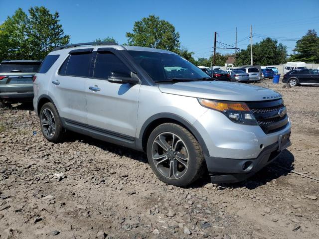 1FM5K8GTXEGA40630 - 2014 FORD EXPLORER SPORT SILVER photo 4