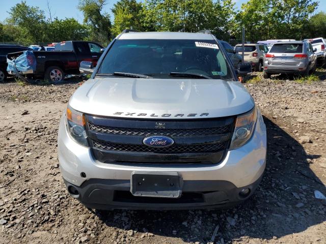 1FM5K8GTXEGA40630 - 2014 FORD EXPLORER SPORT SILVER photo 5