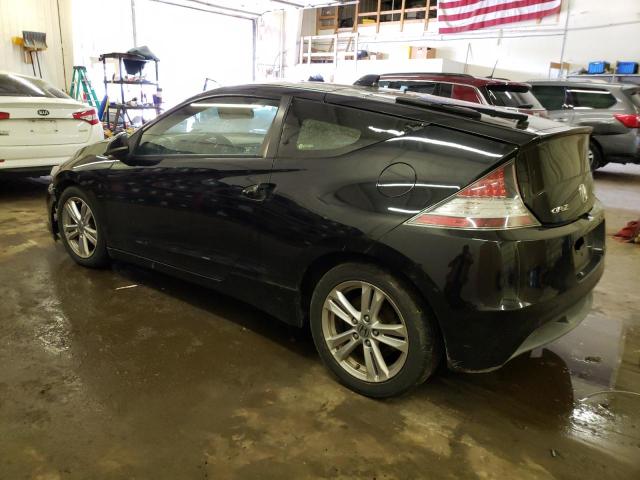 JHMZF1D67CS005567 - 2012 HONDA CR-Z EX BLACK photo 2