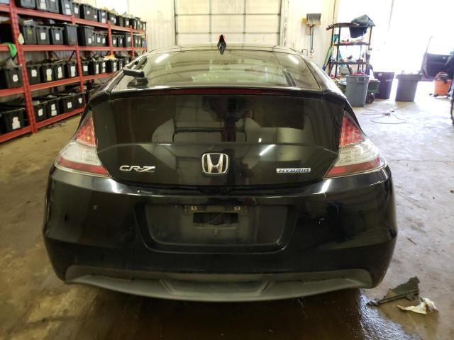 JHMZF1D67CS005567 - 2012 HONDA CR-Z EX BLACK photo 6