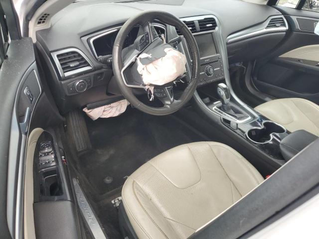 3FA6P0SU3GR102608 - 2016 FORD FUSION TITANIUM PHEV WHITE photo 8