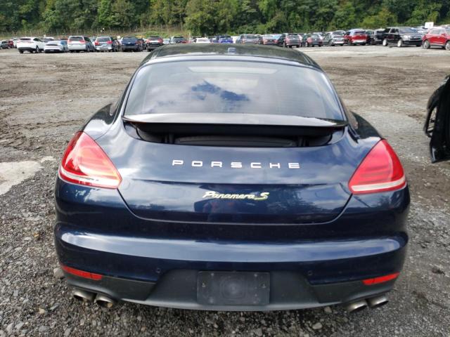 WP0AD2A78EL044494 - 2014 PORSCHE PANAMERA S HYBRID BLUE photo 6